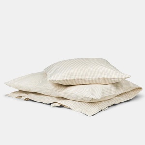 Housse de couette baby 70x100-40x45cm BEE BOWS Dear April Mini Check