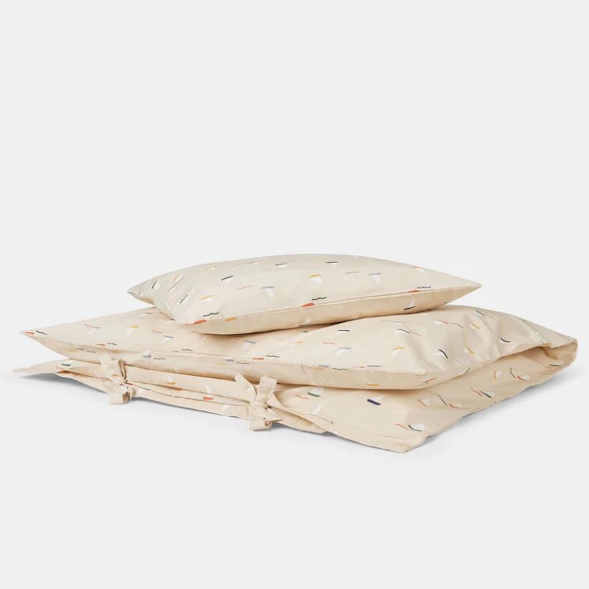 Housse de couette baby 70x100-40x45cm BEE BOWS Dear April Pond Boats