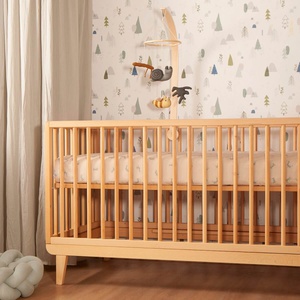 Housse de couette Baby DUCKS beige bleu 100x140cm et taie 40x40cm