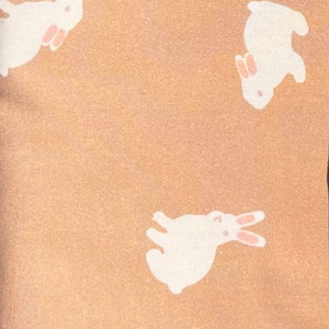 Housse de couette Baby RABBITS orange 100x140cm et taie 40x40cm