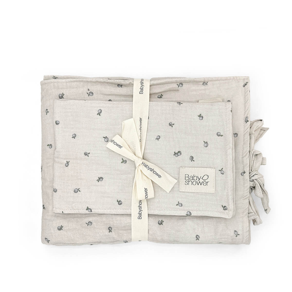 Housse de couette Babyshower blue apricot