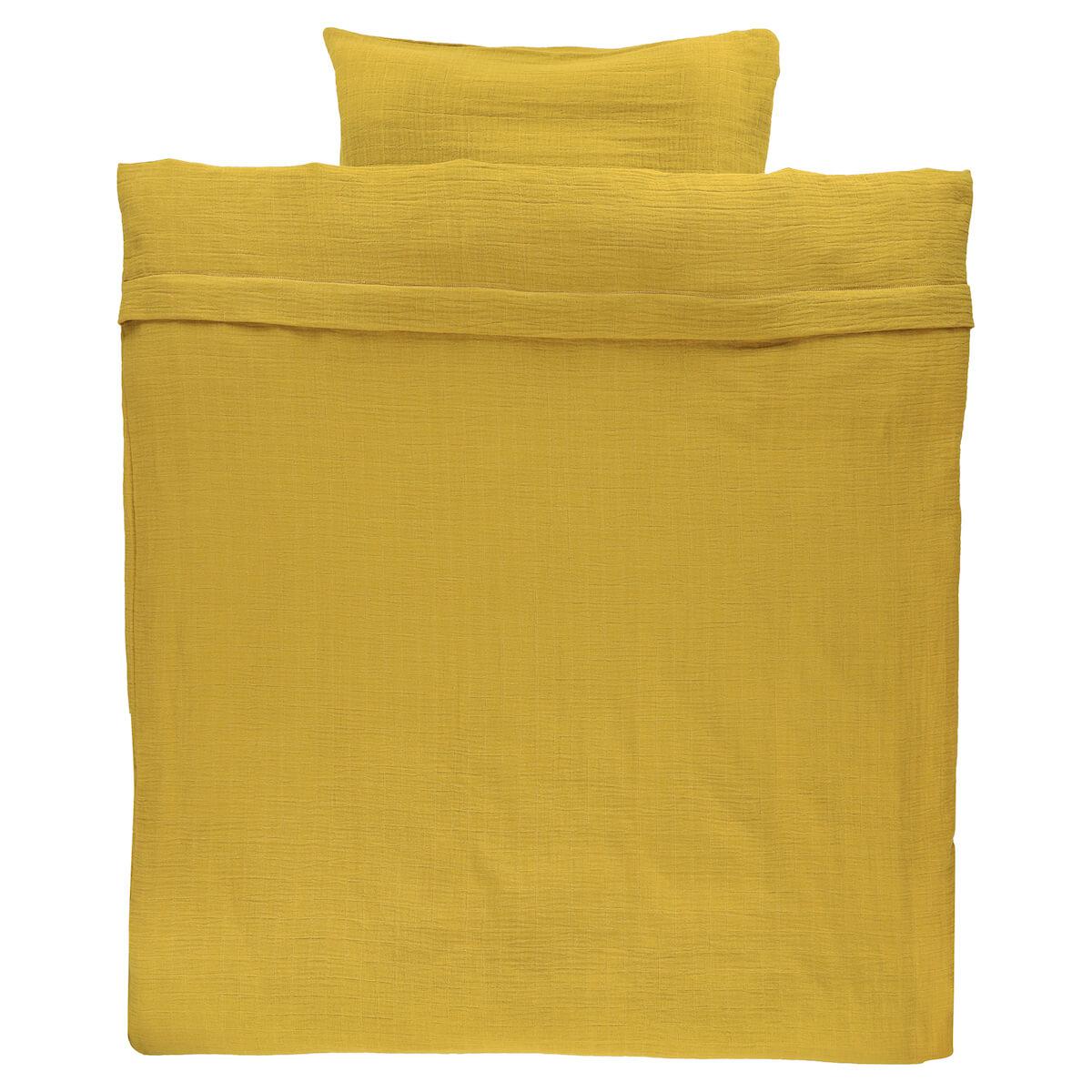 Housse de couette BLISS MUSTARD Les Rêves d’Anaïs