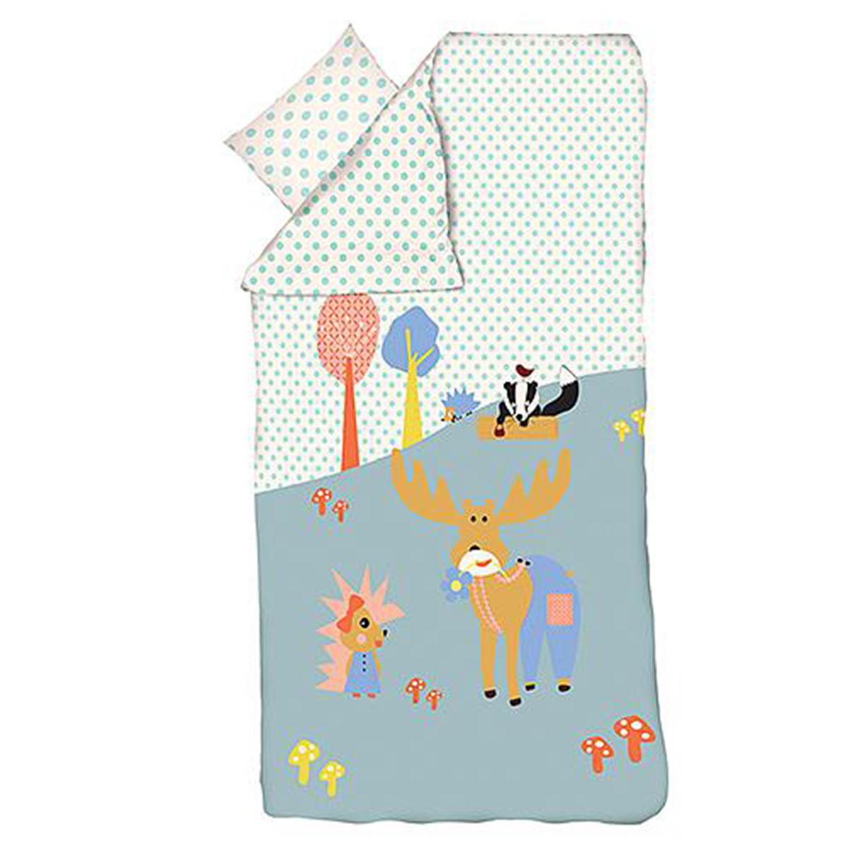 Housse de couette enfant 140x200cm-taie 50x70cm FOREST Flexa