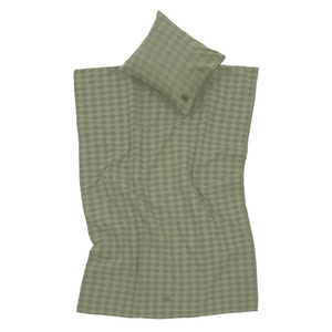 Housse de couette enfant VIBES Nobodinoz Green harlequin