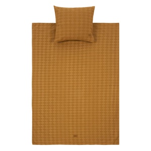 Housse de couette enfant VIBES Nobodinoz Mustard harlequin