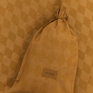 Housse de couette enfant VIBES Nobodinoz Mustard harlequin