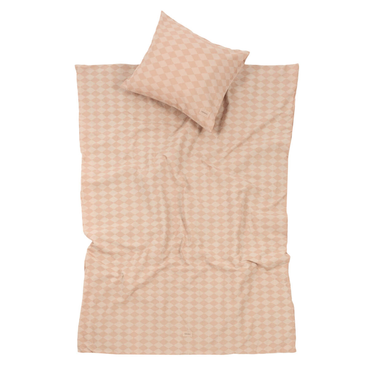 Housse de couette enfant VIBES Nobodinoz Pink harlequin