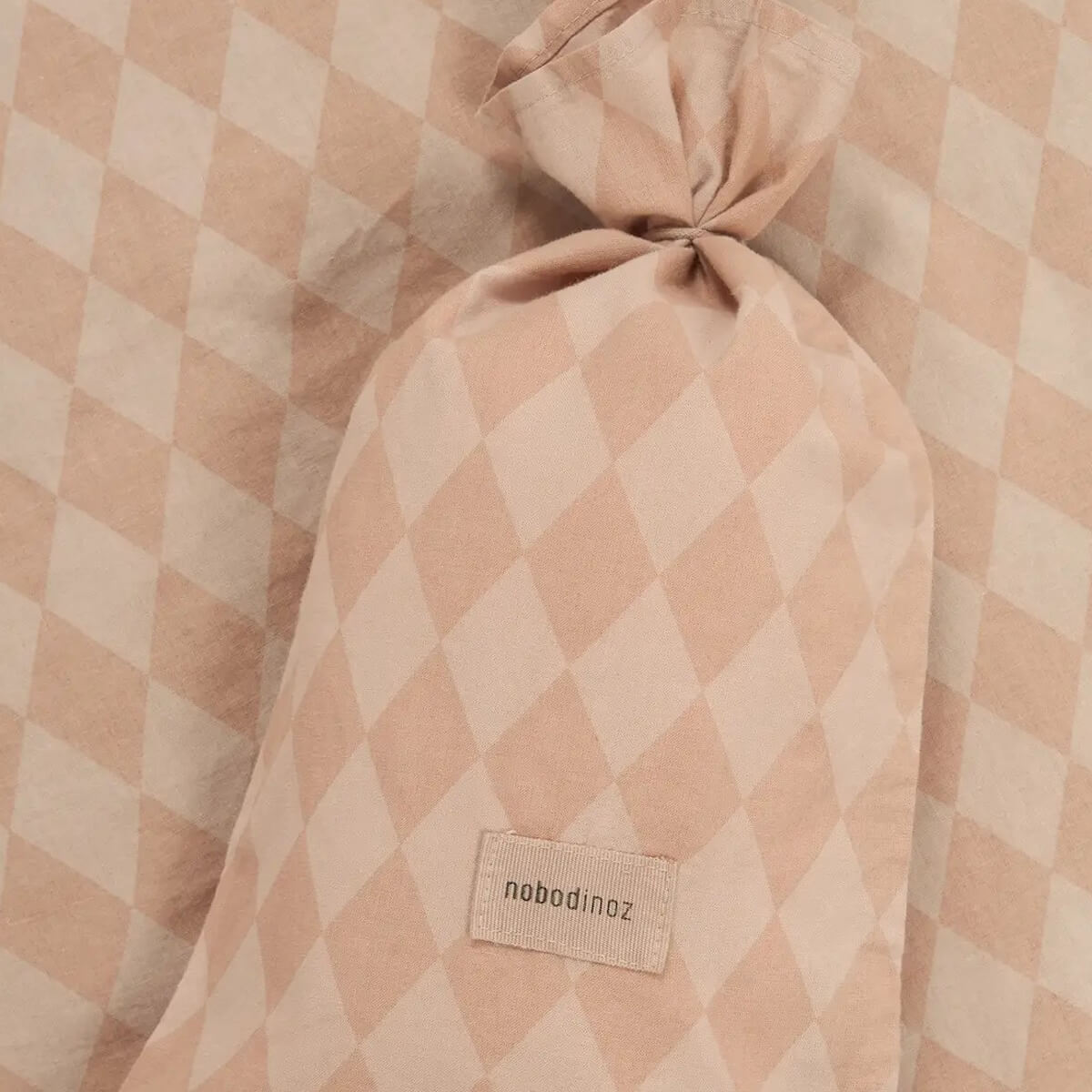 Housse de couette enfant VIBES Nobodinoz Pink harlequin