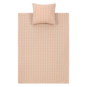 Housse de couette enfant VIBES Nobodinoz Pink harlequin