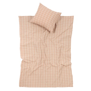 Housse de couette enfant VIBES Nobodinoz Pink harlequin