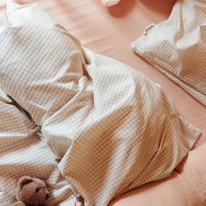 Housse de couette junior 100x135-40x60cm JOHA Dear April Mini Check