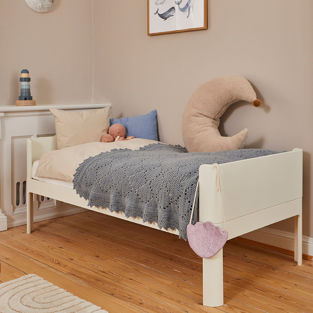 Housse de couette junior 100x140cm 40x45cm DAWN Flexa warm gray