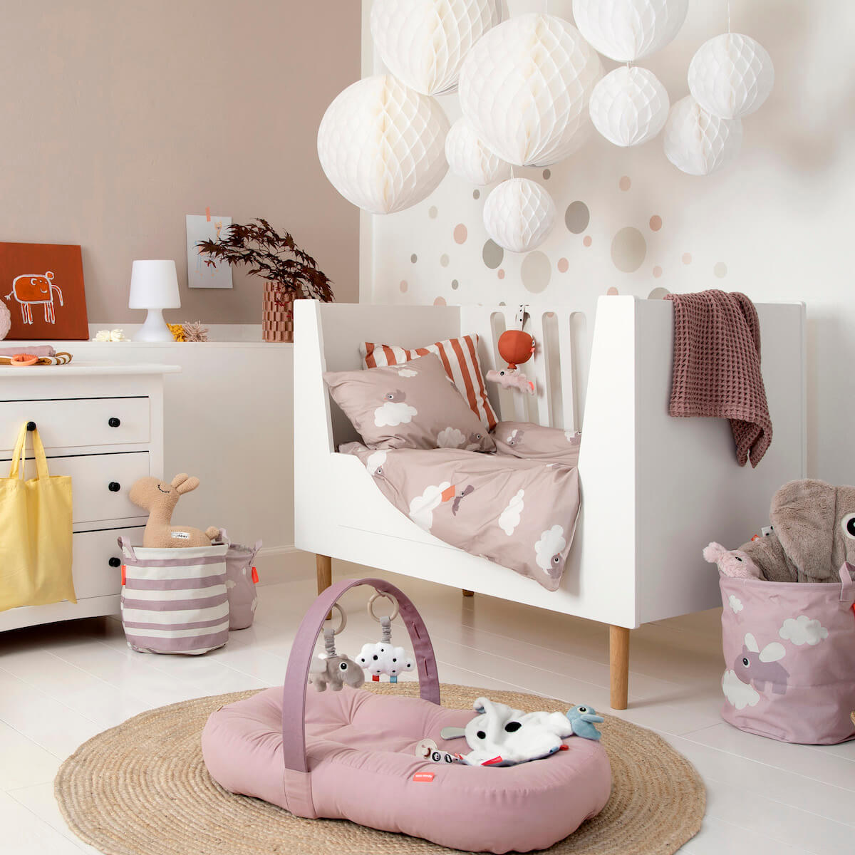 Housse de couette junior HAPPY CLOUDS Done by Deer rose