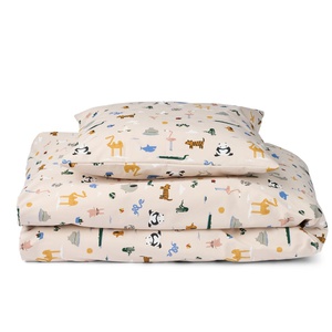 Housse de couette junior INGEBORG Around the world Liewood sandy