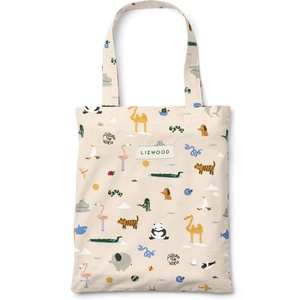 Housse de couette junior INGEBORG Around the world Liewood sandy