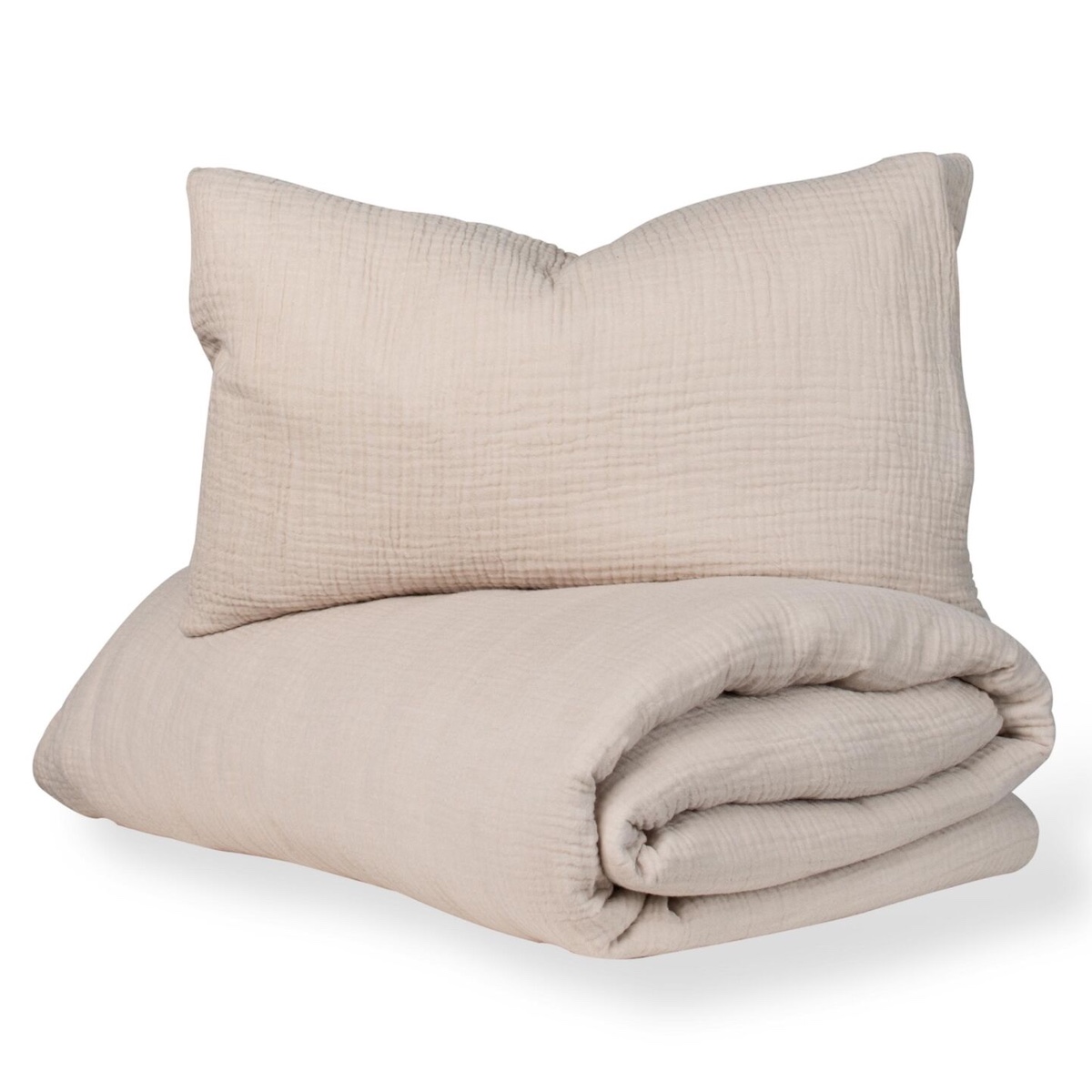 Housse de couette Junior NATURAL Quax clay