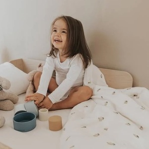 Housse de couette museline Bamboom penguins