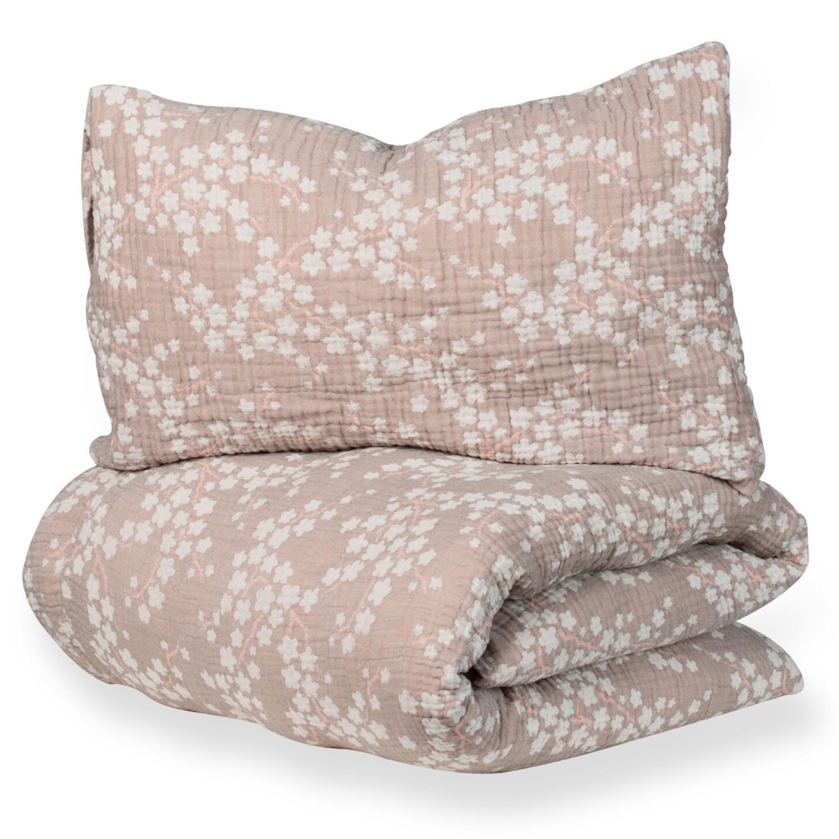 Housse de couette r/v NATURAL Quax blossom