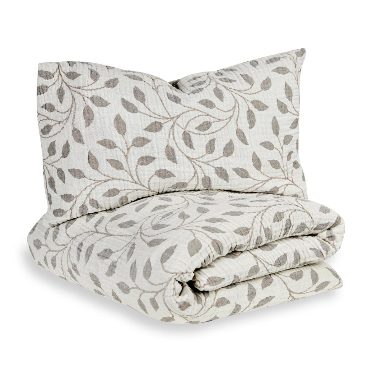 Housse de couette r/v NATURAL Quax Leaf