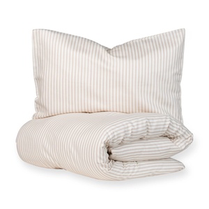 Housse de couette r/v NATURAL Quax stripes