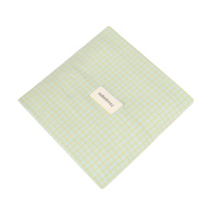 Housse de matelas à langer 50x70cm STORIES Édition limitée Nobodinoz green lemon grid