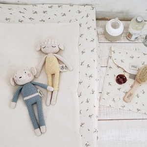 Housse matelas à langer Babyshower roseberry