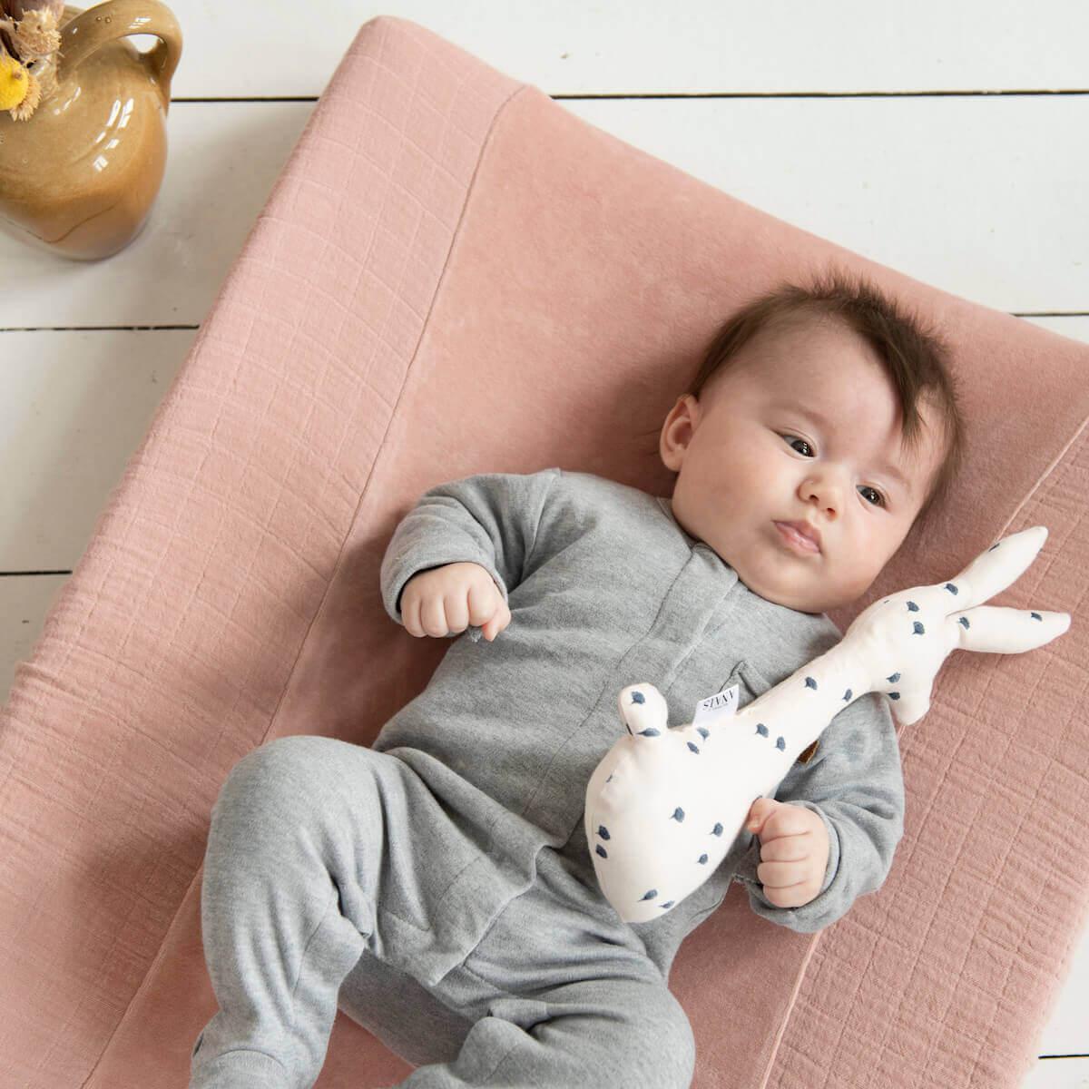 Housse matelas à langer BLISS ROSE Les Rêves d’Anaïs