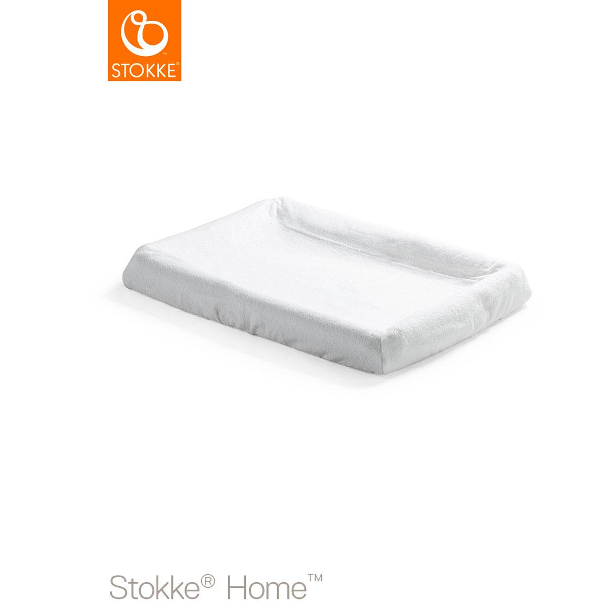 Housse matelas à langer HOME Stokke blanc