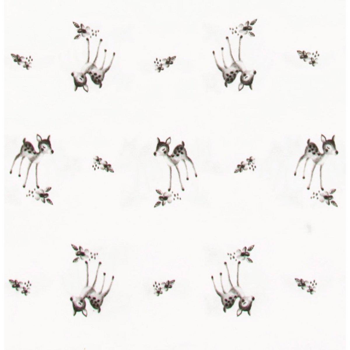 Housse matelas à langer PUDI Charlie Crane Fawn