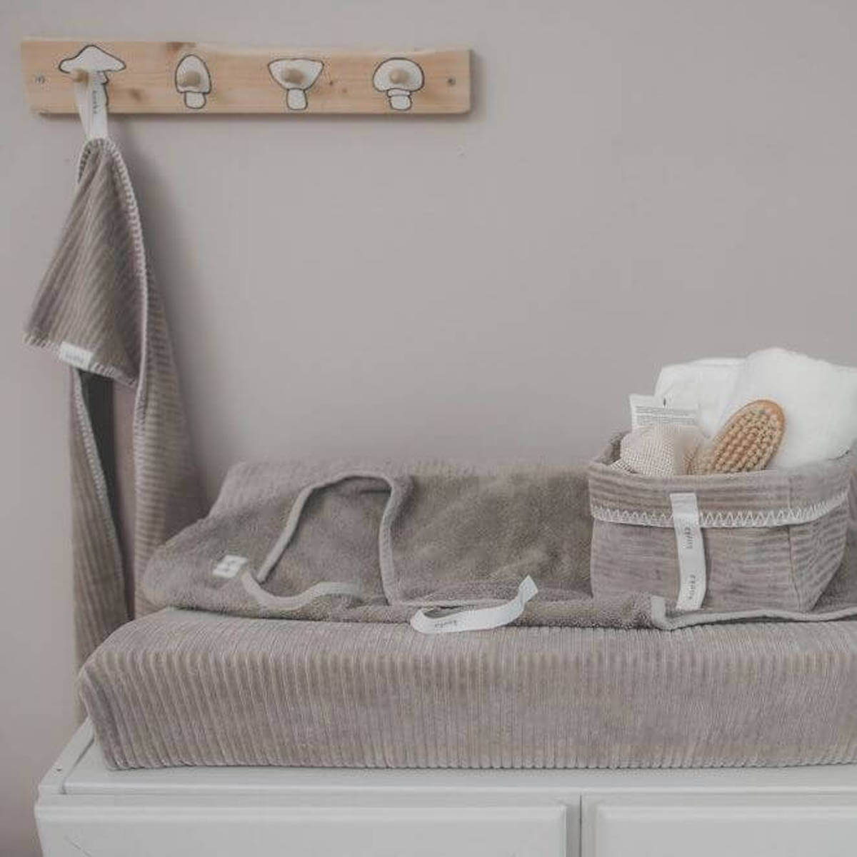 Housse matelas à langer VIK Koeka clay