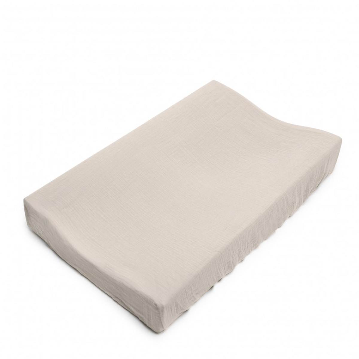 Housse matelas langer Babyshower latte powder