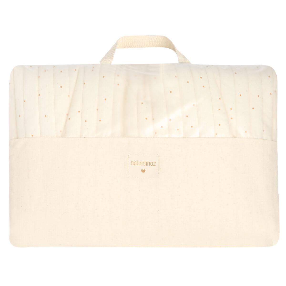 Housse transat GROWING GREEN Nobodinoz honey sweet dots natural