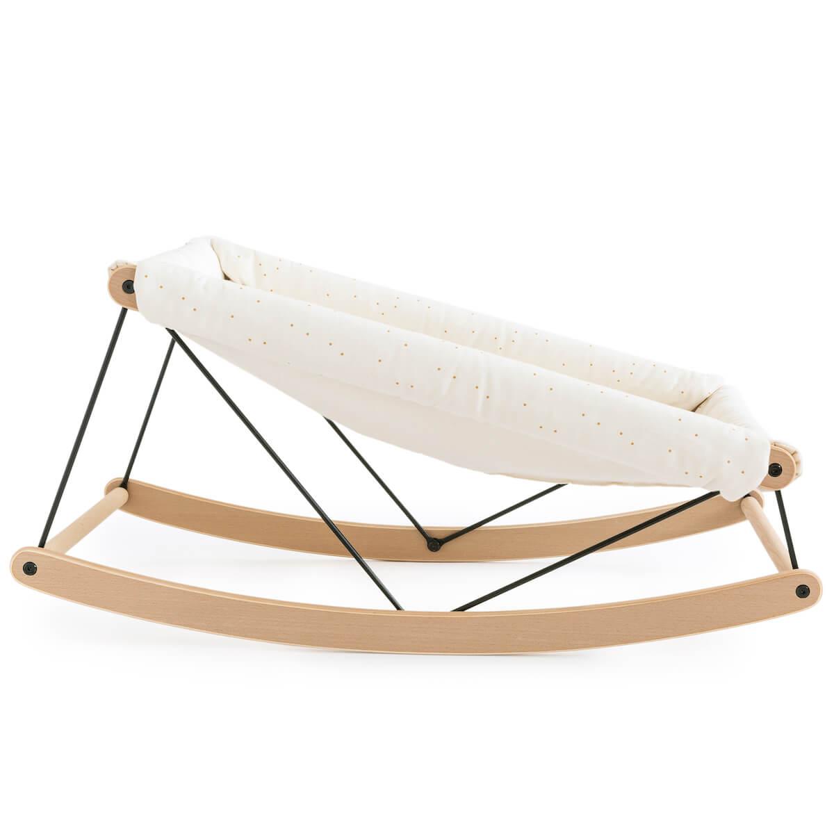 Housse transat GROWING GREEN Nobodinoz honey sweet dots natural