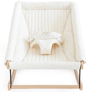 Housse transat GROWING GREEN Nobodinoz honey sweet dots natural