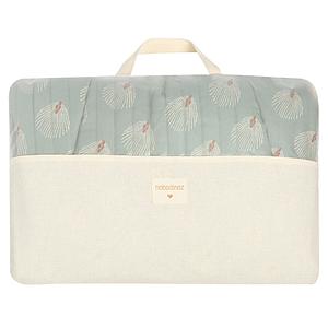 Housse transat GROWING GREEN Nobodinoz white gatsby-antique green