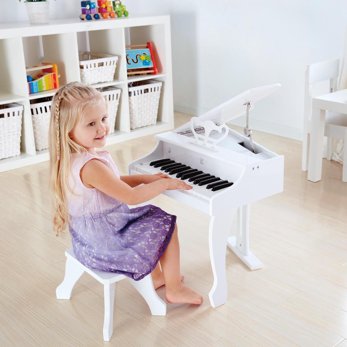 Instrument musique DELUXE GRAND PIANO Hape white