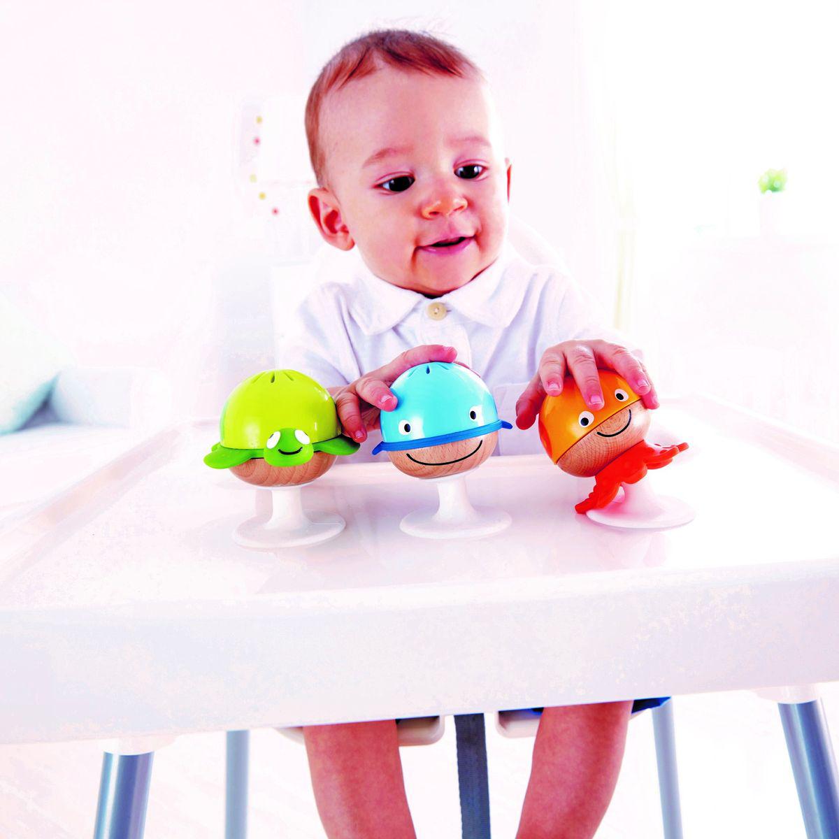 Instrument musique hochet STAY-PUT Hape