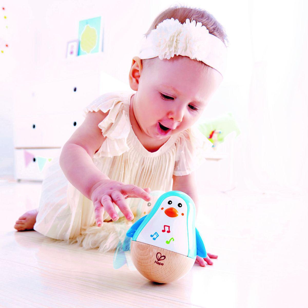 Instrument musique PENGUIN MUSICAL WOBBLER Hape