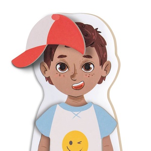 Je m'habille avec mes vêtements aimantés Hape
