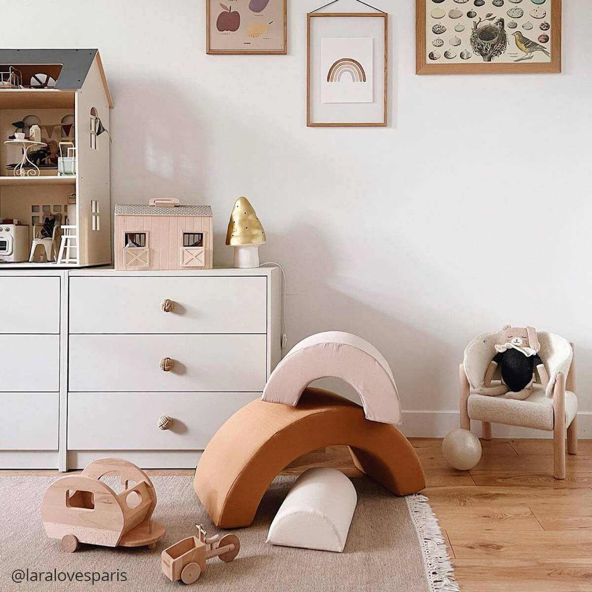 Jeu Arc en ciel MILO Charlie Crane bois de rose