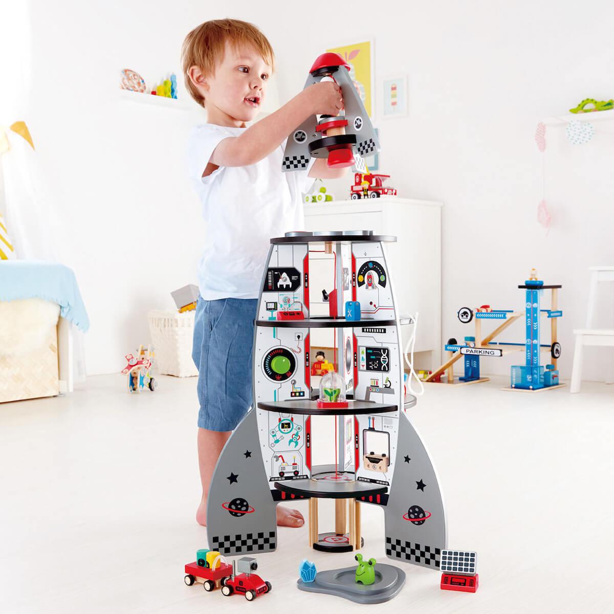 Jeu construction FOUR-STAGE ROCKET SHIP Hape