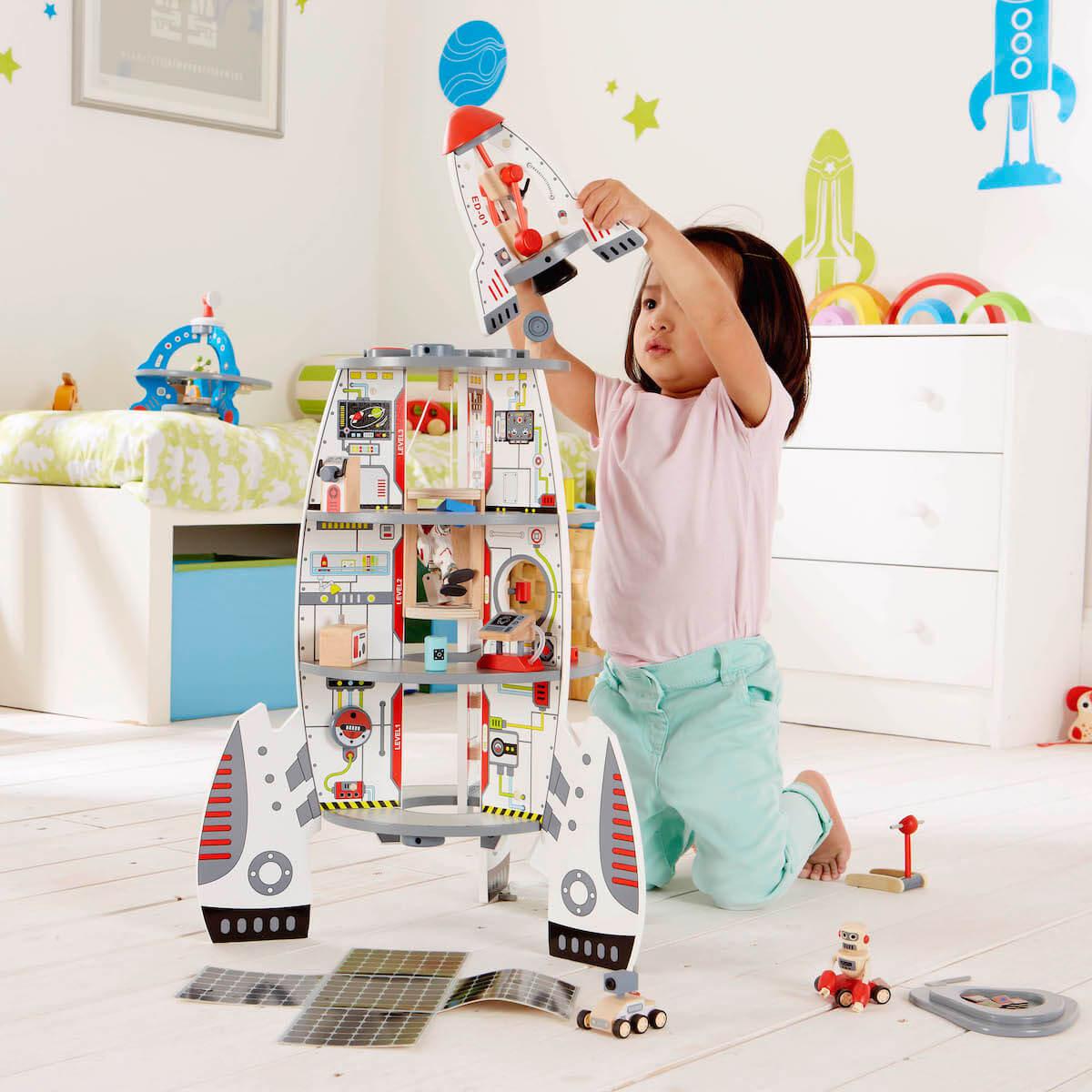Jeu construction FOUR-STAGE ROCKET SHIP Hape