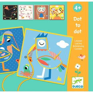 Jeu d'apprentissage Dot-to-dot-Laçage Djeco