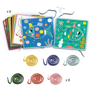 Jeu d'apprentissage Dot-to-dot-Laçage Djeco