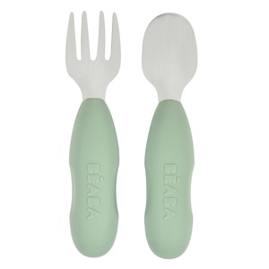 Jeu de 2 couvercles en acier inoxydable Beaba vert