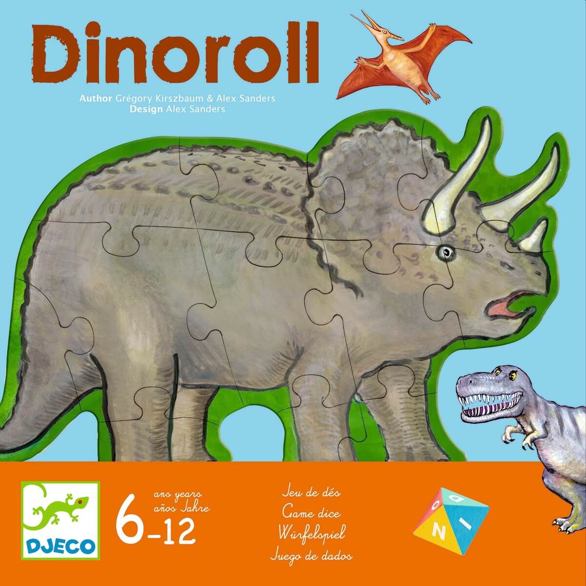 Jeu de dés Dinoroll Djeco