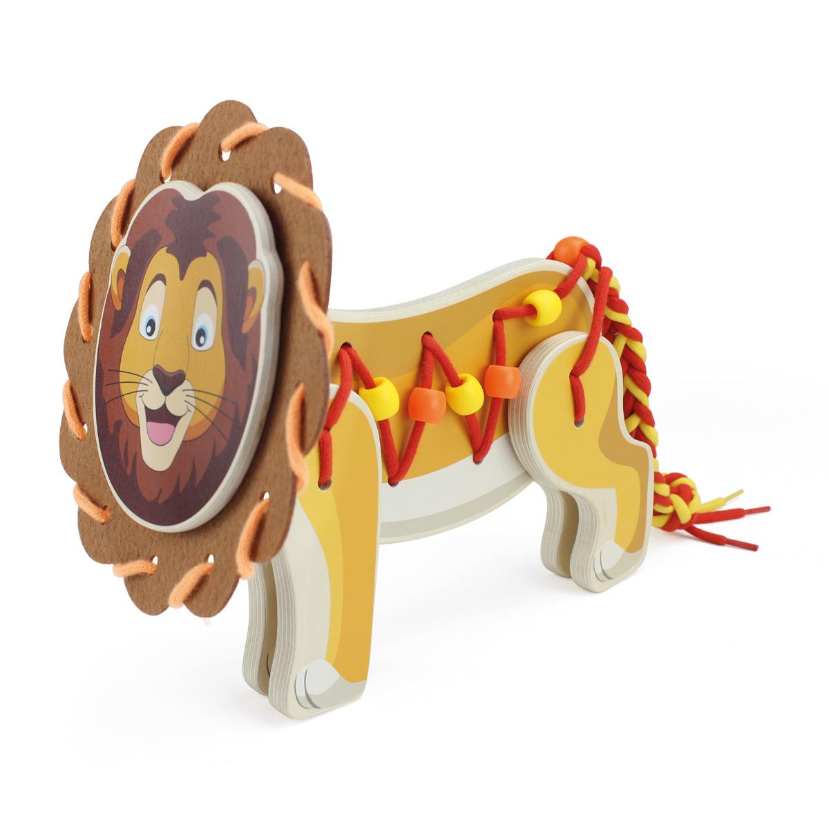 Jeu de laçage Set animaux XXL Beleduc