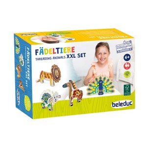Jeu de laçage Set animaux XXL Beleduc
