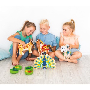 Jeu de laçage Set animaux XXL Beleduc