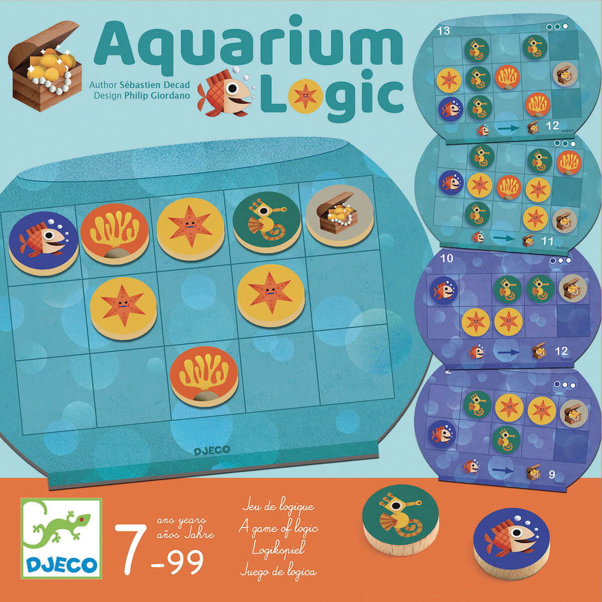 Jeu de logique AQUARIUM LOGIC Djeco